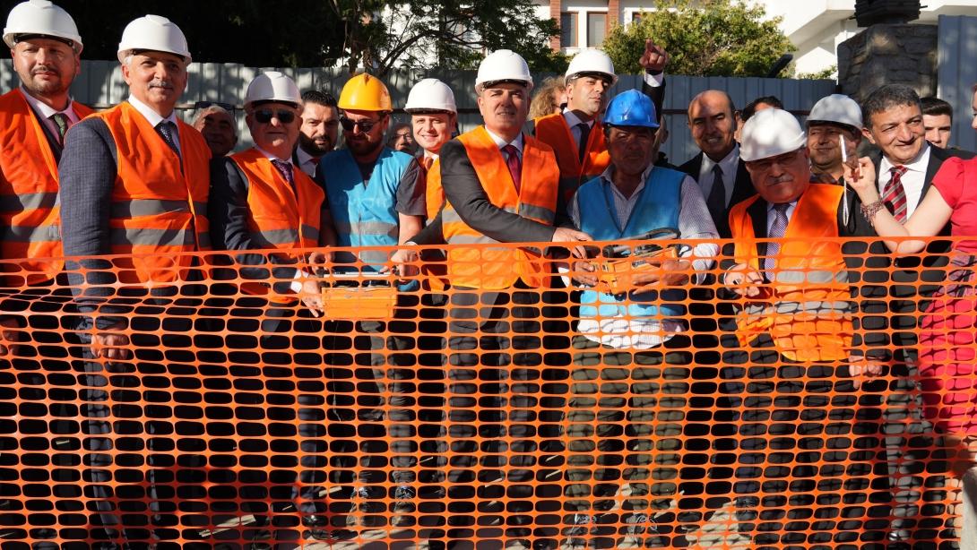 DATÇA'DA TADIM İSMET TEKİNALP İLKOKULUNUN TEMELİ ATILDI 